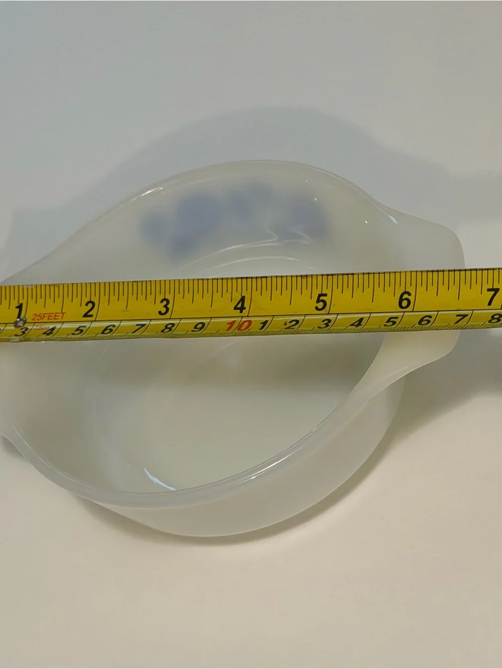 Vtg Anchor Hocking Fire-King Cornflower Milk Glass Casserole Dish w/ Lid Retro